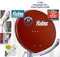 P182 Fuba Sat Spiegel DAA 850 85 cm rot inkl. Chess Quattris LNB