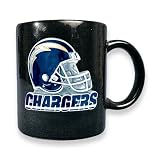 San Diego Chargers 15oz Black Ceramic Mug