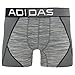 adidas Men's Sport Performance Climacool Trunk Underwear, Grey Space Dye, Medium/Waist Size 32-34