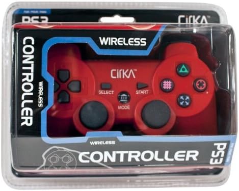 PS3 Cirka Wireless Controller - Red