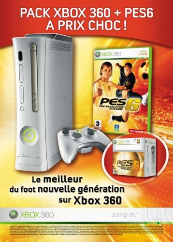 Childrens Toyshop   : Console Xbox 360 Premium + Jeu Pro Evolution Soccer 6