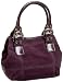 Tignanello Suede French Tote,Purple,one size