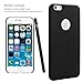 iPhone 6S Plus Case, aLLreLi [Slim Fit] iPhone 6 Plus [Thinnest Leather] Case Black - Premium PU Leather Cover for iPhone 6 / 6S Plus 5.5