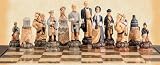 The American Civil War Handpainted Chess Set