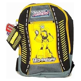 Transformers Animated Bumblebee Backpack with Bonus Wallet