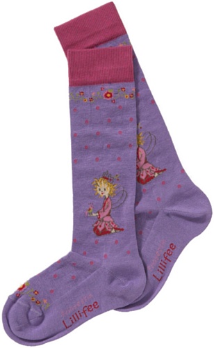 Prinzessin Lillifee M&auml;dchen Kniestrumpf 73401 little Bird Kniestrumpf, Gr. 35-38, Violett  Preisvergleich