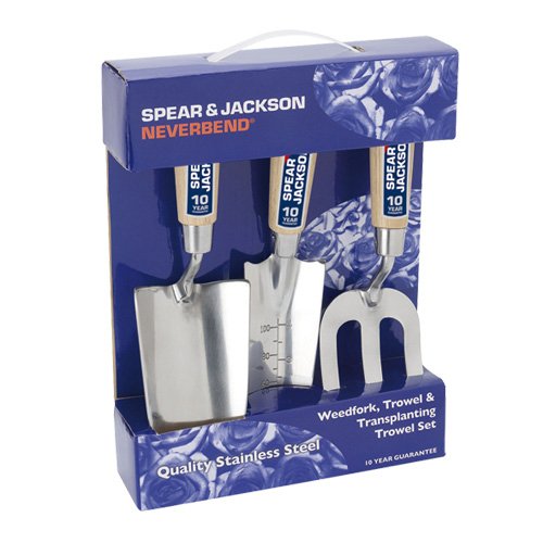 Spear & Jackson Neverbend Stainless Hand Tool Gift Set