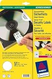 Avery Zweckform, L6112-20, 20 Blatt aus Polyester zum Versiegeln von CD-H&uuml;llen, &Oslash; 40,