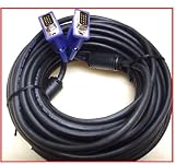 PTC 36ft PREMIUM SERIES VGA / SVGA Projector Male to Male Cable - Black