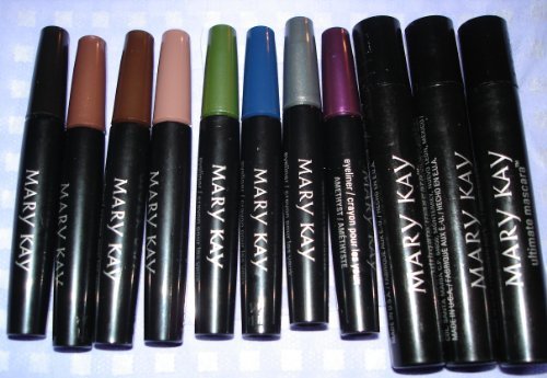Mary Kay 8 Sample Eyeliner & 3 Travel Size Ultimate Mascara Samples