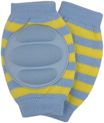 New Baby Crawling Knee Pad Toddler Elbow Pads 805517 Blue-yellow
