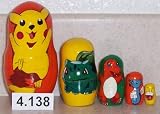 Pokemon Poke Russian nesting doll 5 pc / 4 in #4.138