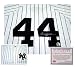 Reggie Jackson New York Yankees Hand Signed Rawlings Authentic Style Home Jersey