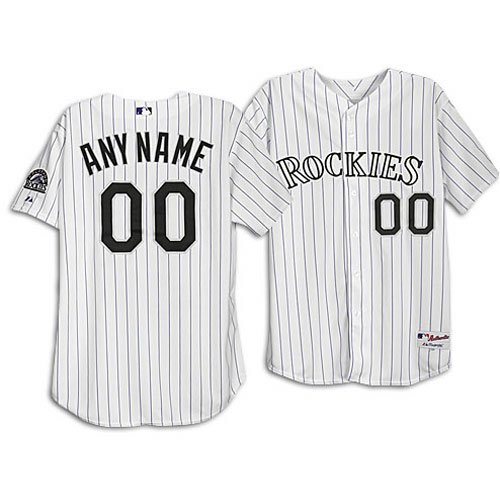 Buy Rockies Majestic MLB Custom Authentic Home Jersey - Mens