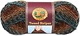 Lion Brand Yarn 753-206U Tweed Stripes Yarn, Woodlands