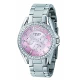 Fossil Riley Multifunction Pink Dial Boyfriend Watch