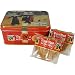 Small Red VIP Tin Traou Mad Galettes de Pont Aven Butter Cookies