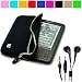 Durable Protective Neoprene Glove Sleeve Cover Carrying Case for Amazon Kindle 3 Wifi 3G 6 inch LCD Display Screen + Hi-Fi Noise Reducing Handsfree Jbuds Headphones with Mic