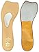 Pedag 121 Lady 3/4 Ultra Thin Leather Self Adhesive Insole for All Heels, Tan, Women's 10
