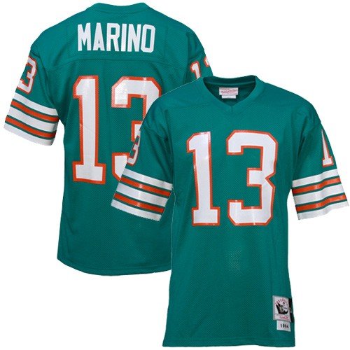 Mitchell & Ness Miami Dolphins 1984 Dan Marino Authentic Throwback Team Color Jersey-Size: Size 56