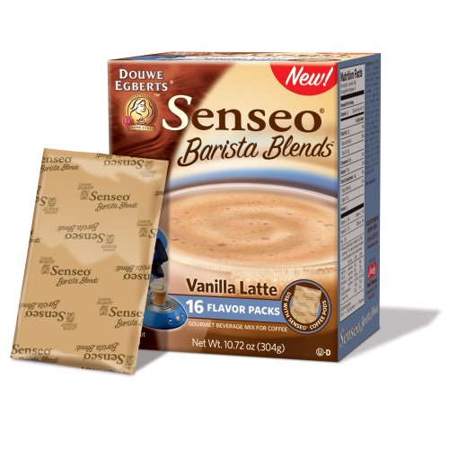 Senseo Barista Blends Vanilla Latte, 10.72-Ounce Box (Pack of 3)