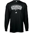 San Antonio Spurs adidas Primary Logo Long Sleeve T-Shirt