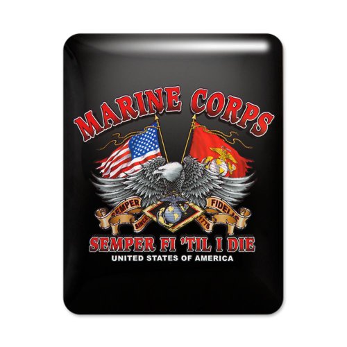 iPad Case Black Marine Corps Semper Fi Til I Die
