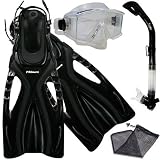 Body Glove Professional Scuba or Snorkeling Snorkel Set (Great Holiday Gift)