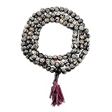 Premium Quality Circle Tibetan 10mm Yak Bone Prayer Beads, Tibetan Mala for Meditation, #4