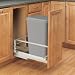 Rev-A-Shelf RV-35-LID-17-1 35 Qt. Waster Container Lid - Polymer-Metallic Silver