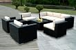 Genuine Ohana Outdoor Patio Wicker Furniture 8pc Gorgeous Couch Set
