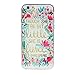 Pooqdo (TM) 2015 Newest Painted Red Flowers Pattern TPU Soft Cover Case for iPhone 6 Plus Inch