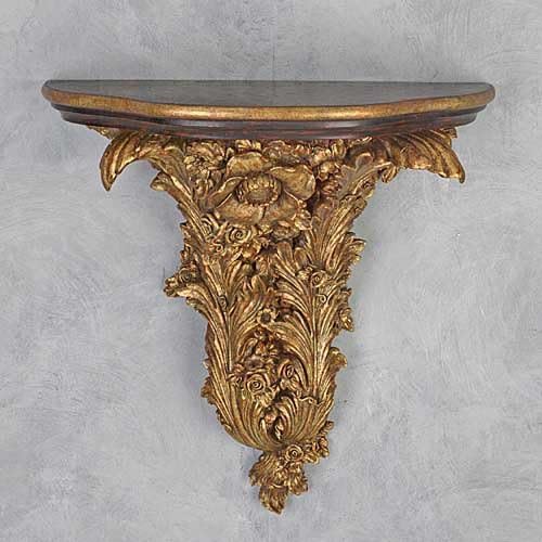Elizabeth Marshall Antique Gold Rose Bracket