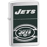 Zippo NFL New York Jets Lighter (Silver, 5 1 2 x 3 1 2 cm)