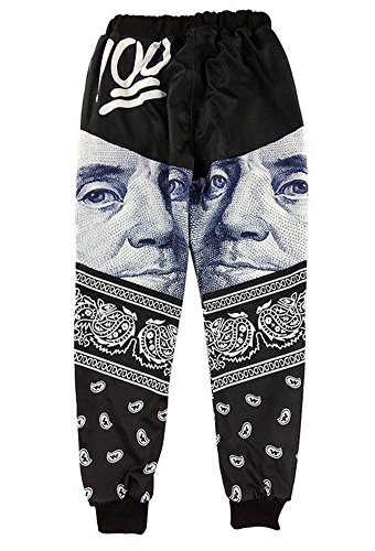 Men's Casual Sports Jordan Print Elastic Waist Long Sweatpants
