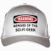 Search : WARNING BEWARE OF THE SCI-FI GEEK White Hat / Baseball Cap