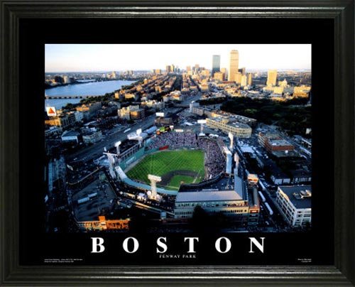 Boston Red Sox - Fenway Park - Green Monster - Lg - Framed Poster Print