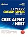 11 Years CBSE AIPMT & NEET  Solved Papers 2006-2016 RS.247.00