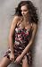 Black Floral Halter Slip by Lise Charmel 7116