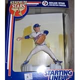 NOLAN RYAN / TEXAS RANGERS 1993 MLB Stadium Stars Starting Lineup Deluxe 6 Inch Figure with Arlington Stadium Display Base