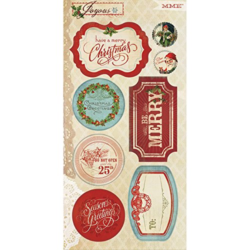 Joyous Cardstock Stickers 6″X12″-