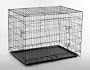 Pawhut 48" Two Door Dog Pet Bed House Folding Metal Crate Cage Kennel