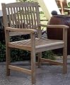 Santorini Indoor/Outdoor Captain's Dining Chair - Teak