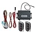 BANVIE Car Keyless Entry System with 2 4-Button Remote Controllers, Electrical/Pneumatic Central Door Lock Time Optional, Trunk Release Output Optional