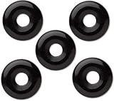 Black Agate Donut Bead 25mm