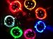 Flammi 1 Pair of LED Shoelaces Light Up Shoe Laces with 3 Light Modes Flash Lighting the Night for Party Hip-hop Dancing (Red Light)