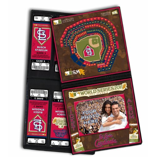 MLB St. Louis Cardinals 2011 World Series Ticket Album with Photo Cover