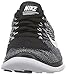 Nike Men's Free 4.0 Flyknit Running Shoes 717075-001 Black/White (10.5)