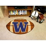 Fanmats Washington Huskies Football-Shaped Mats