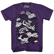 Answer Racing Cluster Men's Short-Sleeve Casual Shirt - Purple